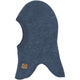 Mikk-Line Vaikiškas vilnonis šalmukas Wool Fullface Blue Melange