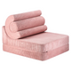 Wigiwama Baby daugiafunkcinis Flipster Pink Mousse pufas