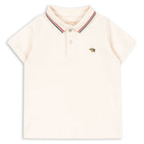 Konges Slojd berniukų polo marškinėliai Florian antique white