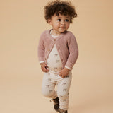 Lil' Atelier kūdikių kūnelis Slim Silver Peony Bow NBFGAVO