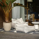 Wigiwama Vaikiškas lauko pufas Outdoor Square Ottoman Terra