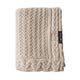 LullaLove Merino vilnos kūdikio antklodė Beige Biscuit