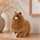Inkari Pliušinis žaislas Alpaka Natural Hazelnut 23 cm