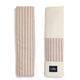 La Millou diržo pagalvėlė iš medvilninio veliūro STRIPES BEIGE