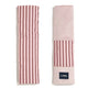 La Millou diržo pagalvėlė iš medvilninio veliūro STRIPES PINK