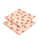 La Millou Bamboo vystyklai, 2 vnt. Heartbeat Pink