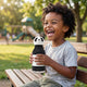 Asobu Termos butelis su šiaudeliu Bestie - Panda 460 ml