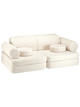Wigiwama vaikų sofa, kreminė balta