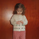Konges Sløjd Vaikiškas kardiganas Belou Knit Cardigan Cream and Tulips